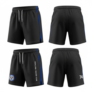 Papillion Soccer Club Training Shorts — Black