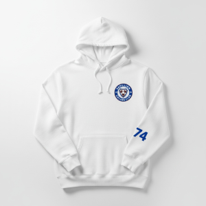 Papillion Soccer Club Pullover Hoodie — White
