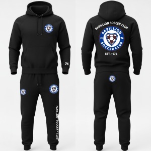 Papillion Soccer Club All-Weather Sideline Parka — Black